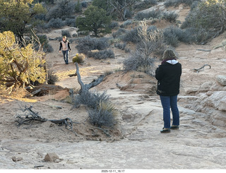 453 a2q. Utah - Canyonlands National Park - Mesa Arch hike - Tyler and Heather