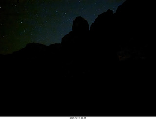 593 a2q. Utah - just outside Moab - night