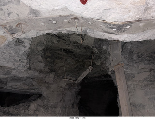 126 a2q. Utah - Mineral Canyon hike - inside the mine