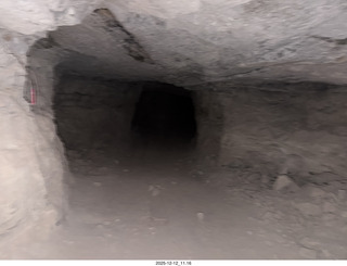 130 a2q. Utah - Mineral Canyon hike - inside the mine