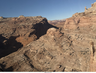 286 a2q. aerial - Utah - canyonlands - Hidden Splendor approach