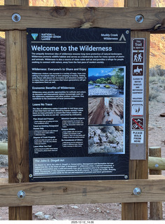 395 a2q. Utah - Hidden Splendor hike - sign